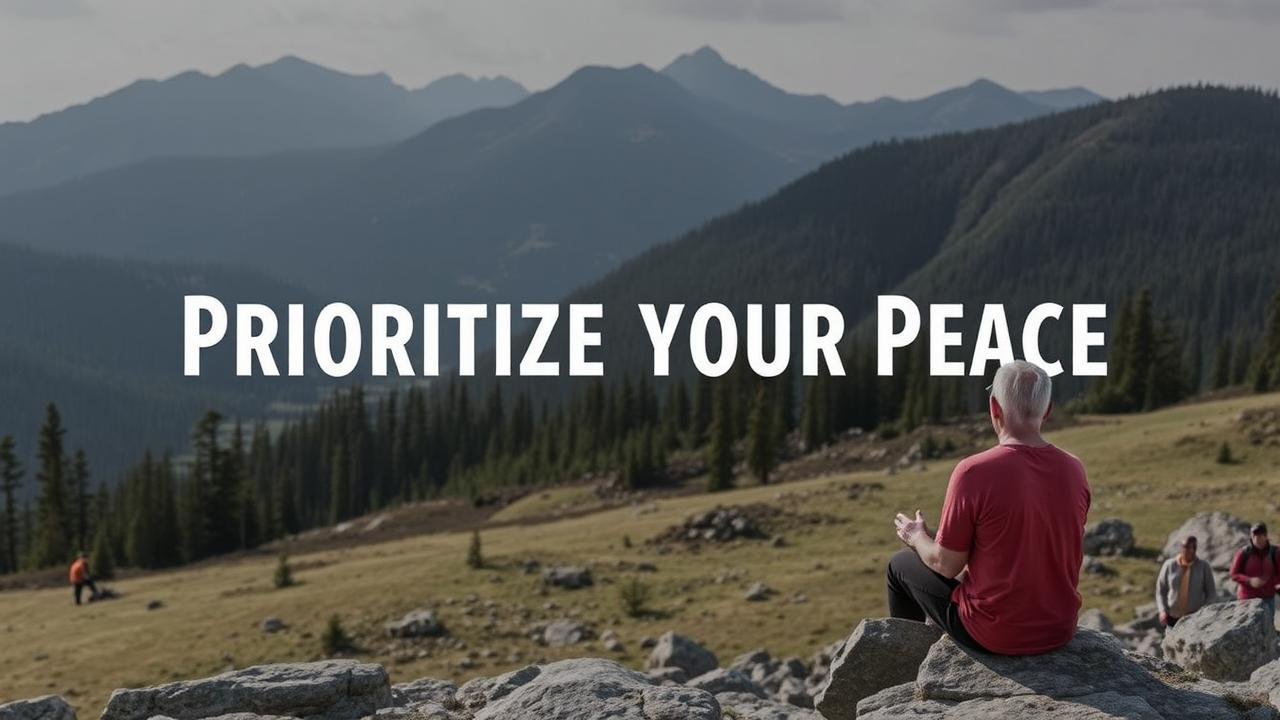Prioritize Your Peace