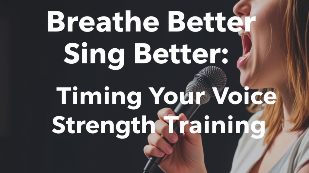 Breathe Better, Sing Better: Timing Your Voice Strength Training