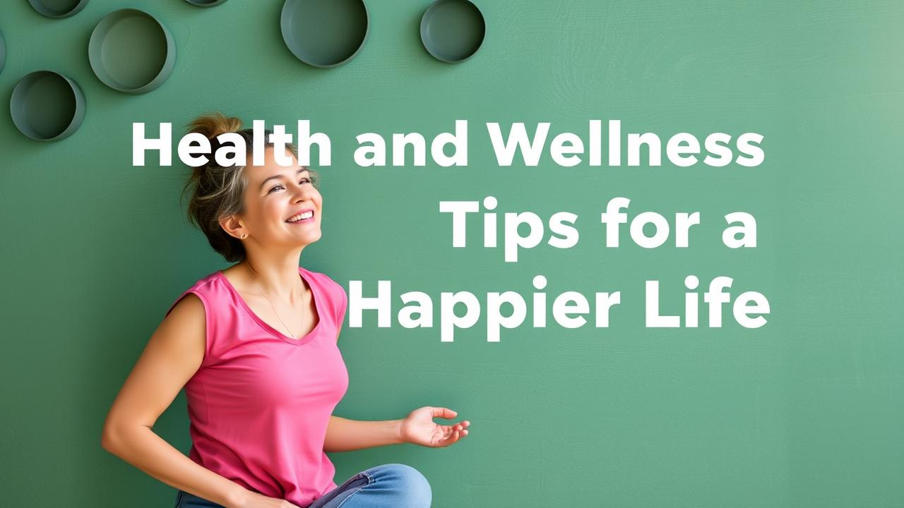 Health and Wellness Tips for a Happier Life