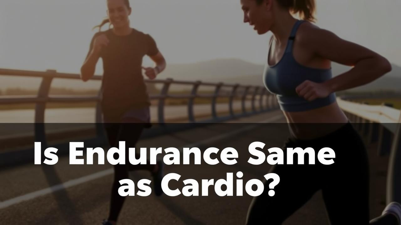 Is Endurance Same as Cardio?