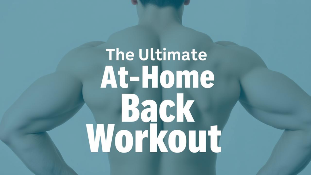 The Ultimate At-Home Back Workout