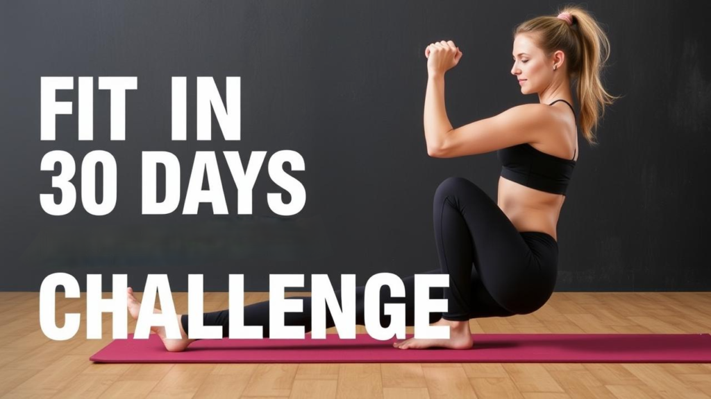 Fit in 30 Days Challenge for Beginner